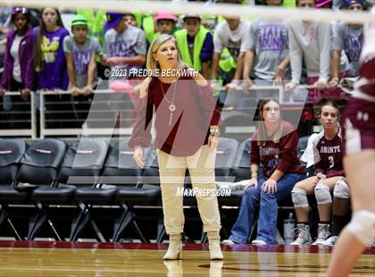 Thumbnail 1 in Harrold vs. Bronte (UIL 1A Volleyball Semi-Final) photogallery.