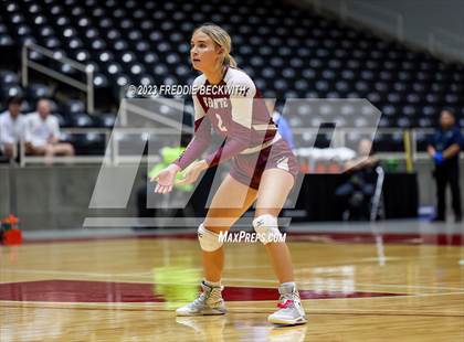 Thumbnail 1 in Harrold vs. Bronte (UIL 1A Volleyball Semi-Final) photogallery.
