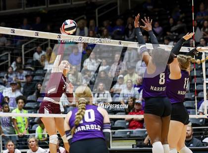 Thumbnail 3 in Harrold vs. Bronte (UIL 1A Volleyball Semi-Final) photogallery.