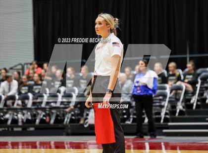 Thumbnail 3 in Harrold vs. Bronte (UIL 1A Volleyball Semi-Final) photogallery.