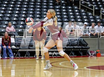 Thumbnail 1 in Harrold vs. Bronte (UIL 1A Volleyball Semi-Final) photogallery.