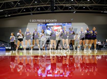 Thumbnail 1 in Harrold vs. Bronte (UIL 1A Volleyball Semi-Final) photogallery.
