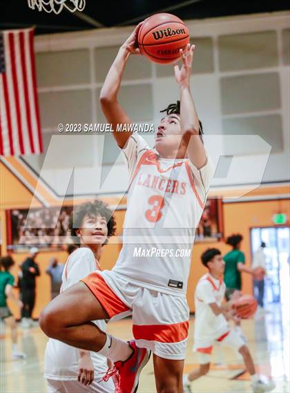 Thumbnail 2 in Grant vs Providence (2023 SoCal Christmas Classic) photogallery.