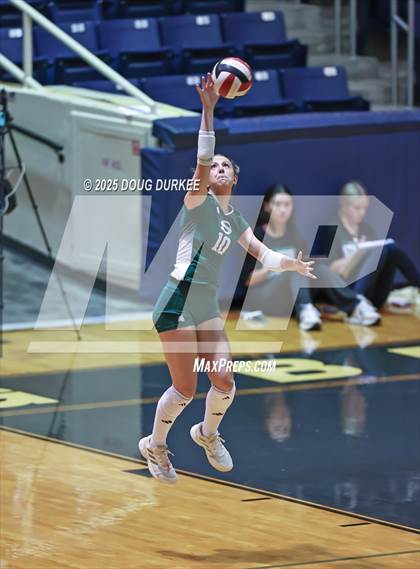 Thumbnail 2 in Foster vs. Stratford (UIL 6A D2 Girls Volleyball  Area) photogallery.