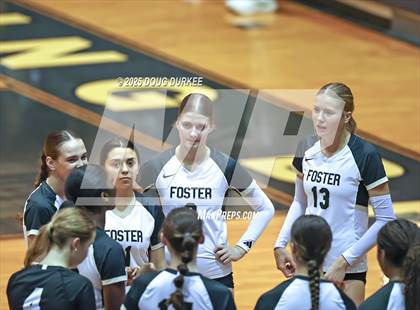 Thumbnail 2 in Foster vs. Stratford (UIL Volleyball 6A D2 Area) photogallery.