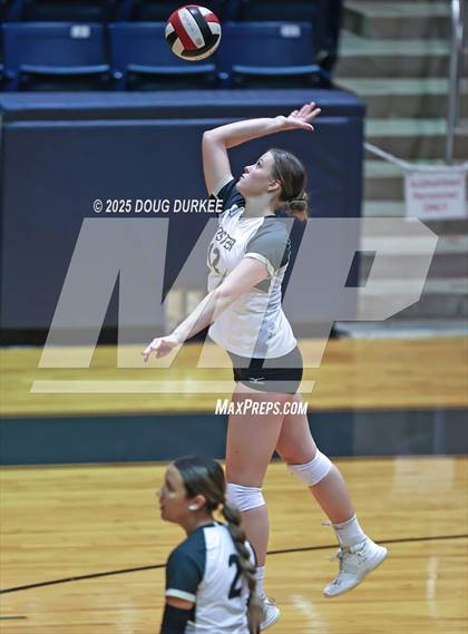 Thumbnail 1 in Foster vs. Stratford (UIL 6A D2 Girls Volleyball  Area) photogallery.