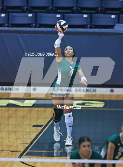 Thumbnail 1 in Foster vs. Stratford (UIL Volleyball 6A D2 Area) photogallery.