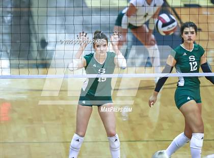 Thumbnail 2 in Foster vs. Stratford (UIL Volleyball 6A D2 Area) photogallery.