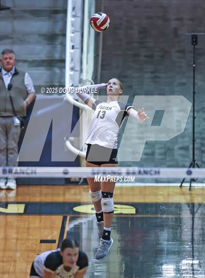 Thumbnail 3 in Foster vs. Stratford (UIL 6A D2 Girls Volleyball  Area) photogallery.