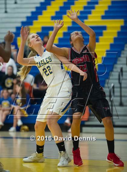 Thumbnail 2 in Rosamond @ Bakersfield Christian (CIF CS D5 Playoff) photogallery.