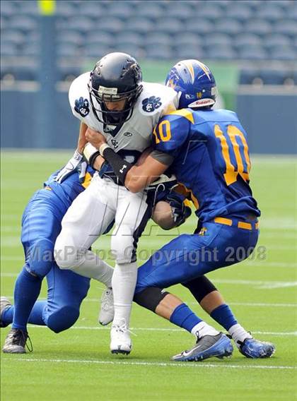 Thumbnail 2 in Cascade Christian vs. Fife (Emerald City Kickoff Classic) photogallery.