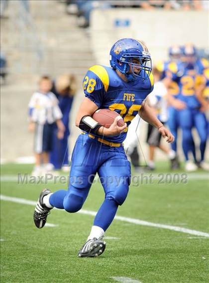 Thumbnail 3 in Cascade Christian vs. Fife (Emerald City Kickoff Classic) photogallery.