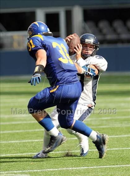 Thumbnail 2 in Cascade Christian vs. Fife (Emerald City Kickoff Classic) photogallery.
