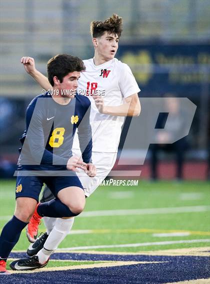 Thumbnail 3 in Harvard-Westlake @ Notre Dame (SO) (ND Senior Night) photogallery.