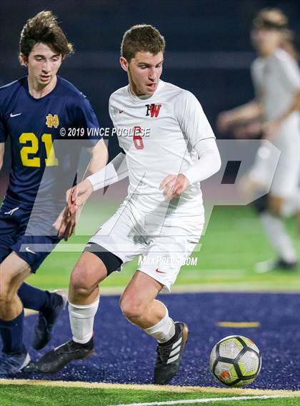 Thumbnail 2 in Harvard-Westlake @ Notre Dame (SO) (ND Senior Night) photogallery.
