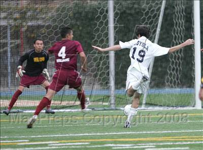 Thumbnail 1 in Wilson @ Loyola (CIF SS Playoffs) photogallery.