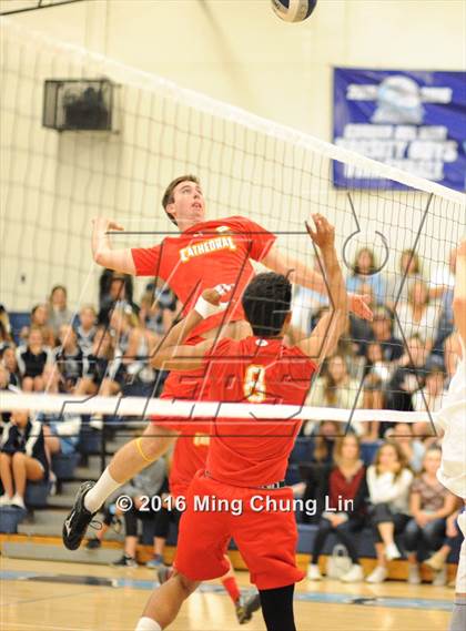 Thumbnail 3 in Cathedral Catholic vs. Corona del Mar (CIF SoCal Regional D1 Playoff) photogallery.