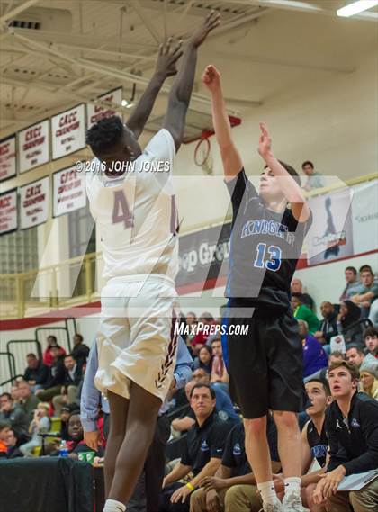Thumbnail 2 in Gill St. Bernard's @ Don Bosco Prep (Hoop Group Tip Off Classic) photogallery.