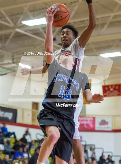 Thumbnail 3 in Gill St. Bernard's @ Don Bosco Prep (Hoop Group Tip Off Classic) photogallery.