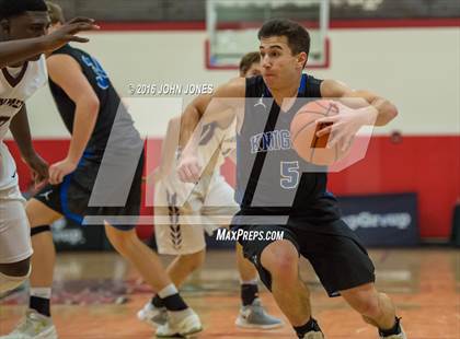 Thumbnail 1 in Gill St. Bernard's @ Don Bosco Prep (Hoop Group Tip Off Classic) photogallery.