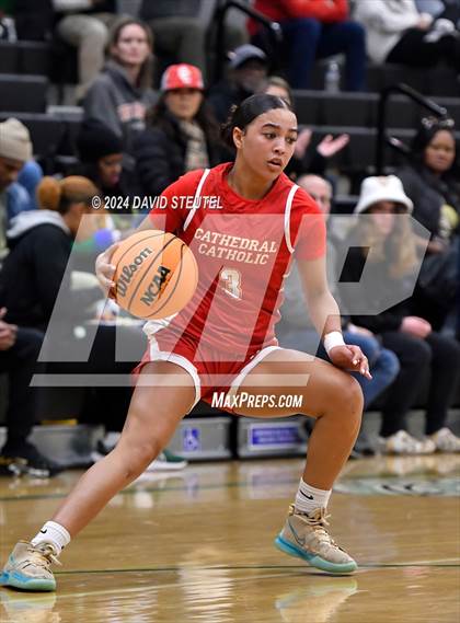 Thumbnail 2 in Cathedral Catholic vs. Perry (St. Mary's MLK Showcase) photogallery.