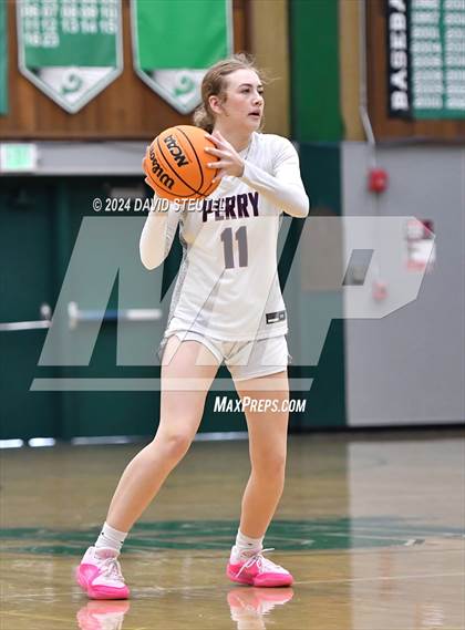 Thumbnail 3 in Cathedral Catholic vs. Perry (St. Mary's MLK Showcase) photogallery.
