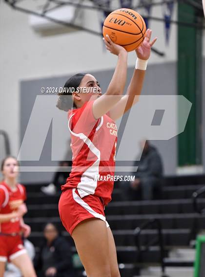 Thumbnail 1 in Cathedral Catholic vs. Perry (St. Mary's MLK Showcase) photogallery.