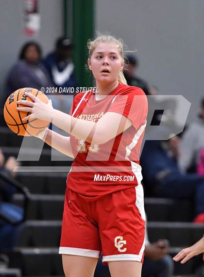 Thumbnail 2 in Cathedral Catholic vs. Perry (St. Mary's MLK Showcase) photogallery.
