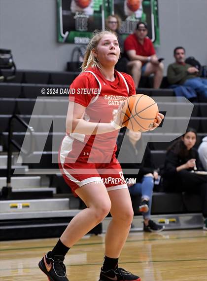 Thumbnail 1 in Cathedral Catholic vs. Perry (St. Mary's MLK Showcase) photogallery.