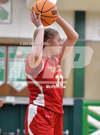 Thumbnail 3 in Cathedral Catholic vs. Perry (St. Mary's MLK Showcase) photogallery.