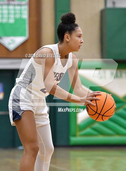 Thumbnail 1 in Cathedral Catholic vs. Perry (St. Mary's MLK Showcase) photogallery.