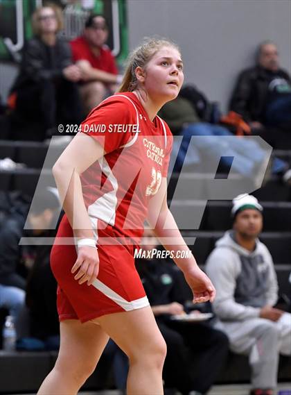 Thumbnail 1 in Cathedral Catholic vs. Perry (St. Mary's MLK Showcase) photogallery.