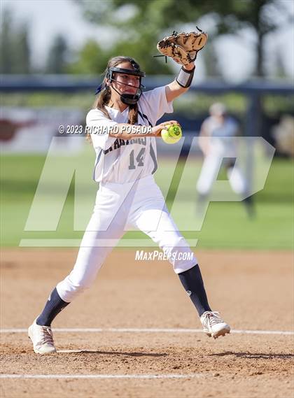 Thumbnail 1 in South @ Orcutt Academy (CIF CS Softball Championships-Division 6) photogallery.