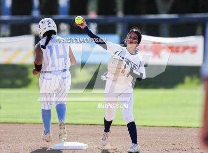 Thumbnail 2 in South @ Orcutt Academy (CIF CS Softball Championships-Division 6) photogallery.