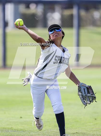 Thumbnail 2 in South @ Orcutt Academy (CIF CS Softball Championships-Division 6) photogallery.