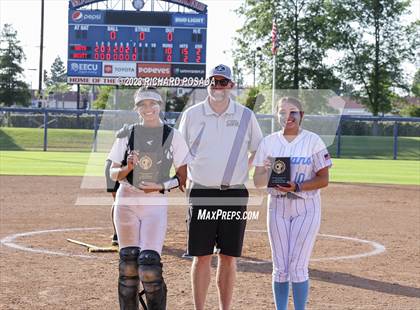Thumbnail 3 in South @ Orcutt Academy (CIF CS Softball Championships-Division 6) photogallery.
