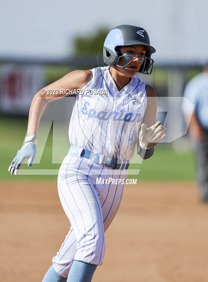 Thumbnail 2 in South @ Orcutt Academy (CIF CS Softball Championships-Division 6) photogallery.