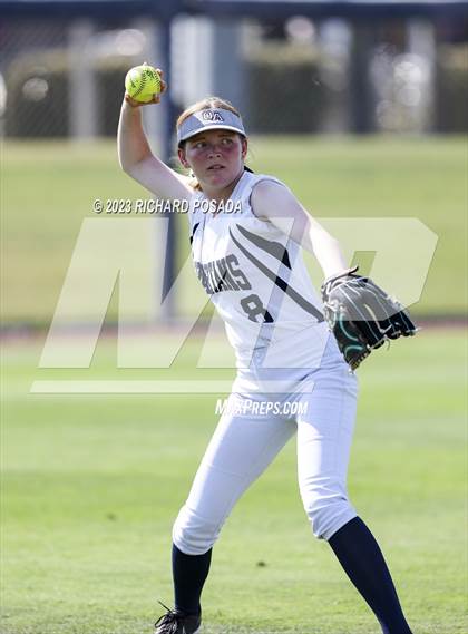 Thumbnail 3 in South @ Orcutt Academy (CIF CS Softball Championships-Division 6) photogallery.