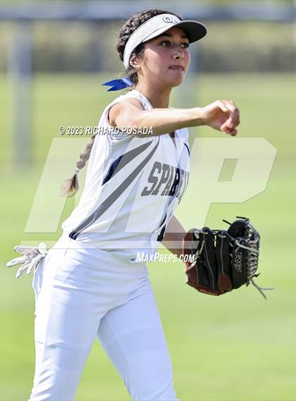 Thumbnail 3 in South @ Orcutt Academy (CIF CS Softball Championships-Division 6) photogallery.