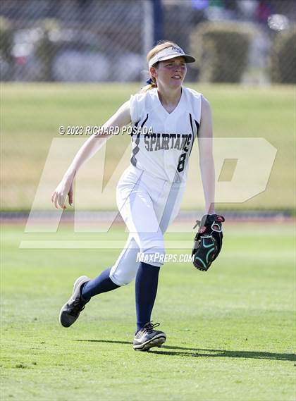 Thumbnail 2 in South @ Orcutt Academy (CIF CS Softball Championships-Division 6) photogallery.
