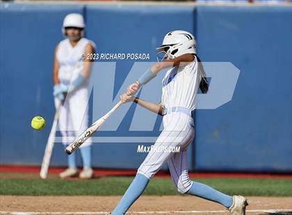 Thumbnail 3 in South @ Orcutt Academy (CIF CS Softball Championships-Division 6) photogallery.