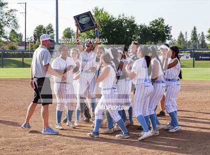 Thumbnail 2 in South @ Orcutt Academy (CIF CS Softball Championships-Division 6) photogallery.