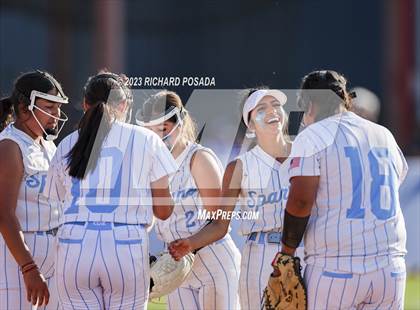 Thumbnail 2 in South @ Orcutt Academy (CIF CS Softball Championships-Division 6) photogallery.