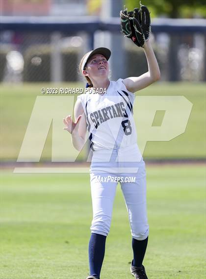 Thumbnail 3 in South @ Orcutt Academy (CIF CS Softball Championships-Division 6) photogallery.