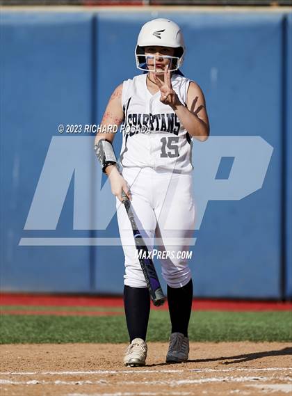 Thumbnail 1 in South @ Orcutt Academy (CIF CS Softball Championships-Division 6) photogallery.
