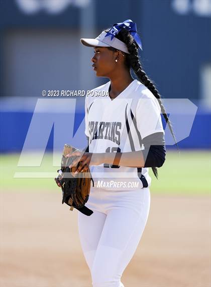 Thumbnail 2 in South @ Orcutt Academy (CIF CS Softball Championships-Division 6) photogallery.
