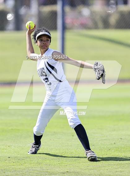 Thumbnail 3 in South @ Orcutt Academy (CIF CS Softball Championships-Division 6) photogallery.