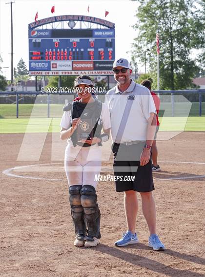 Thumbnail 1 in South @ Orcutt Academy (CIF CS Softball Championships-Division 6) photogallery.