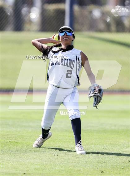 Thumbnail 2 in South @ Orcutt Academy (CIF CS Softball Championships-Division 6) photogallery.
