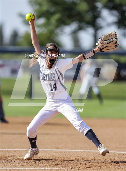 Thumbnail 2 in South @ Orcutt Academy (CIF CS Softball Championships-Division 6) photogallery.